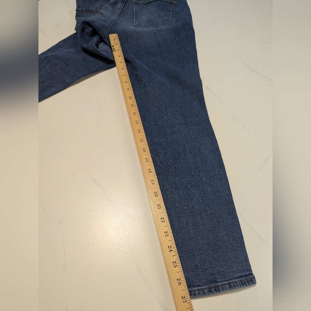 Loft Outlet Curvy Skinny Jeans Women's Size 6 Mid-rise Blue Stretch Denim - Picture 3 of 9